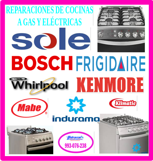 Técnicos de cocinas a gas y reparaciones