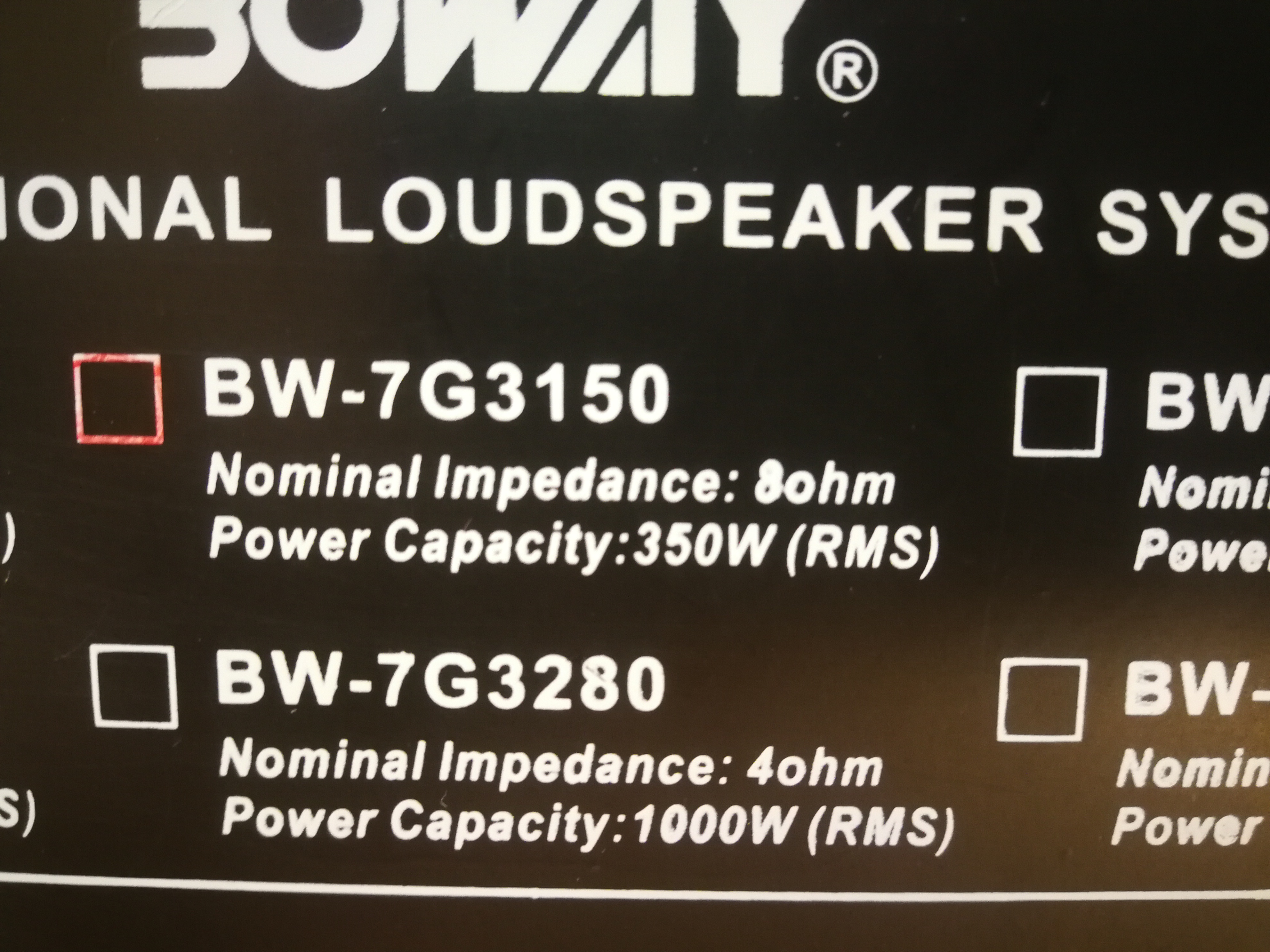Vendo DOS PARLANTES BOWAY 700 RMS ✅ 997163010