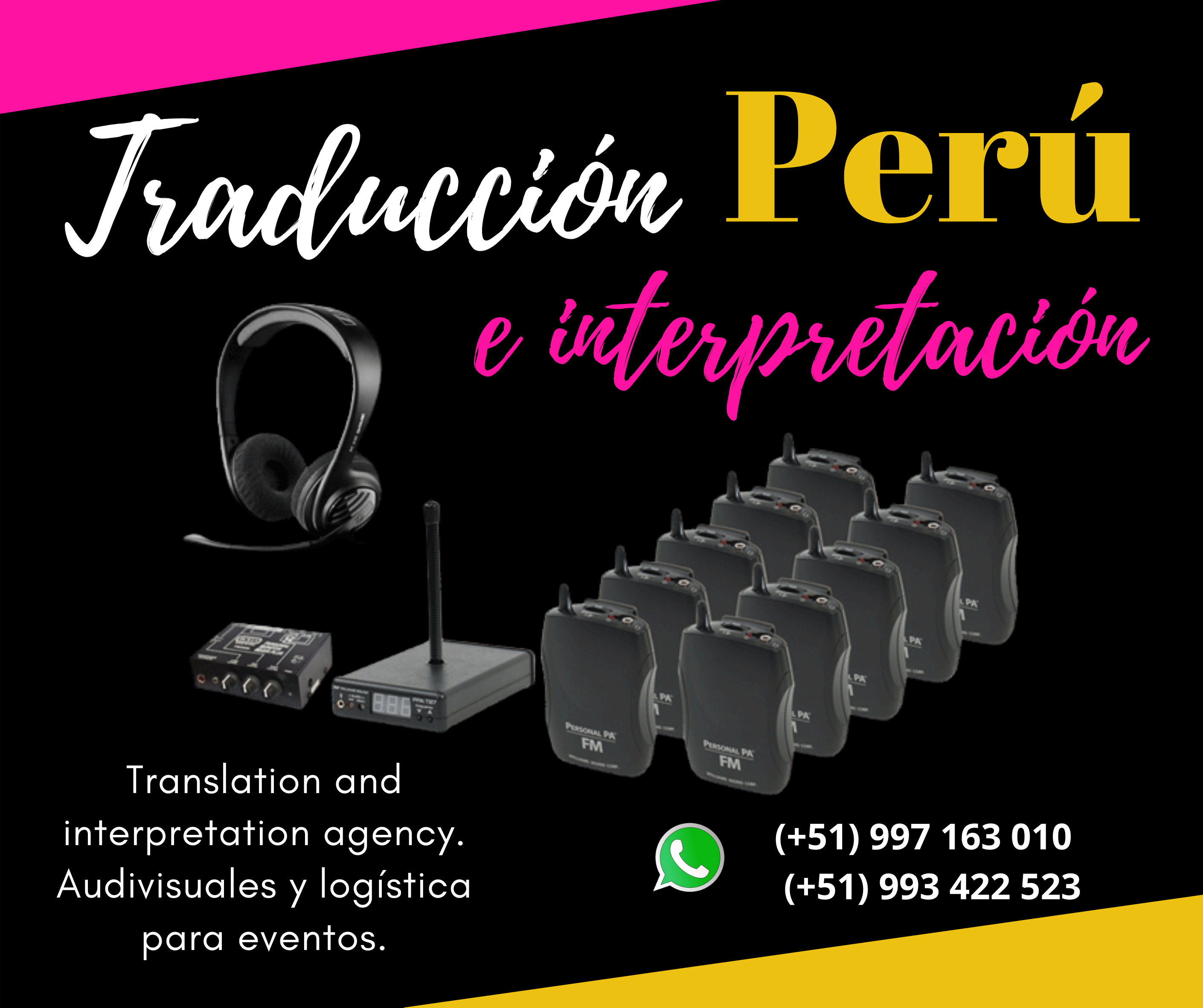 Equipos portátiles visitas guiadas Lima ✅ 997163010