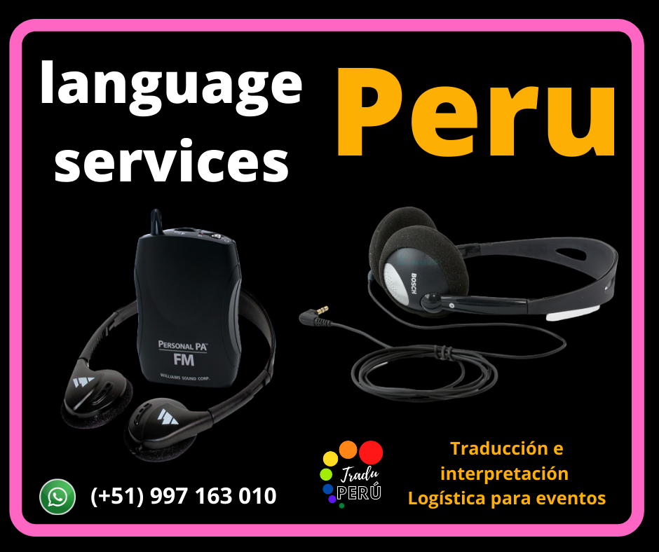 Traducción simultánea equipos para eventos LIMA✅ 997163010