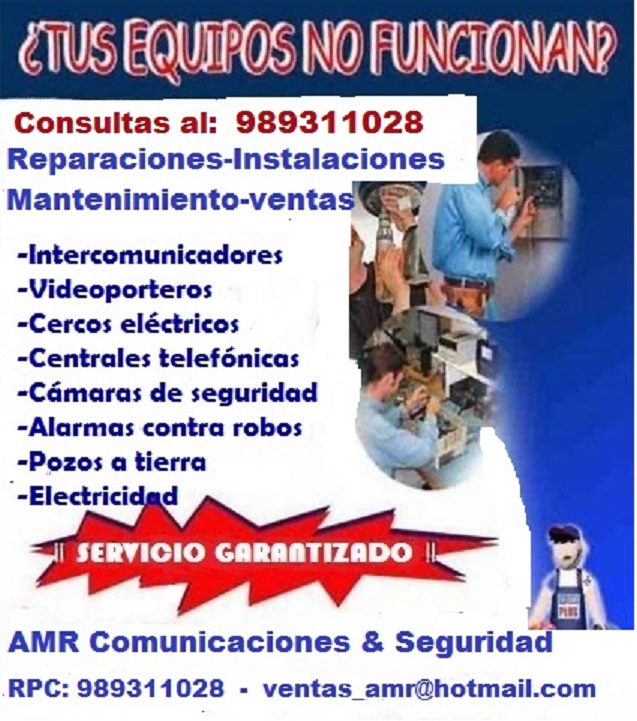 REPARACIÓN DE INTERCOMUNICADORES