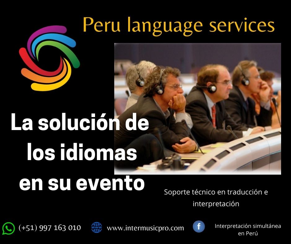Traducción de idiomas para eventos LIMA ✅ 997163010