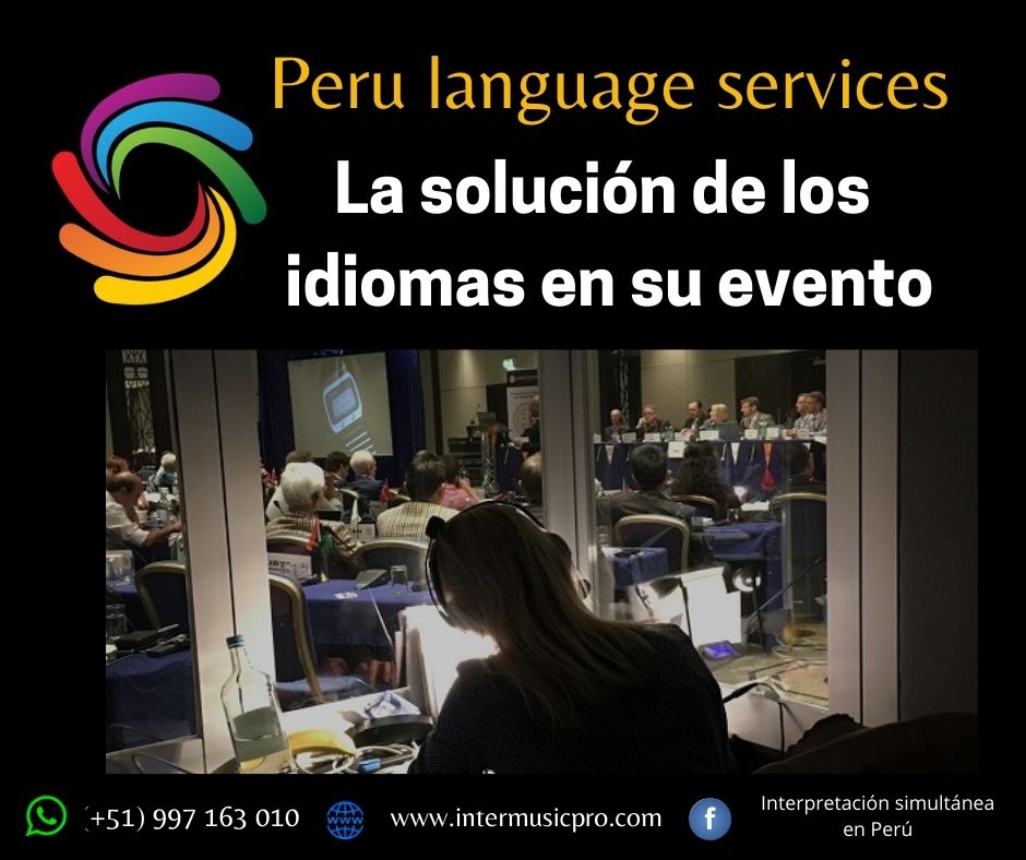 Traducción de idiomas para eventos LIMA ✅ 997163010