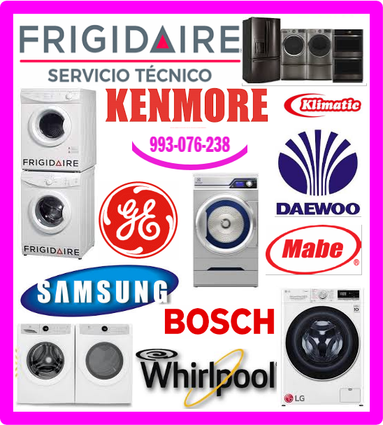 Mantenimiento de lavadoras Frigidaire 993076238