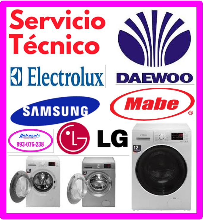 Reparaciones de lavadoras Daewoo