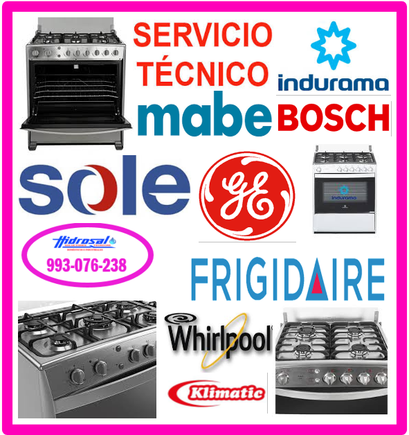 Indurama mantenimiento de cocinas a gas Indurama