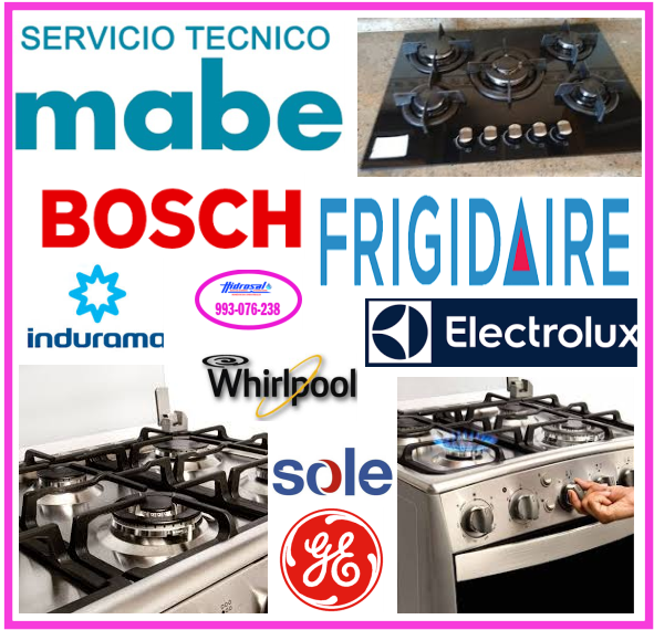 Mantenimiento de cocinas a gas Mabe
