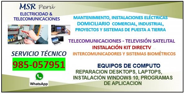ELECTRÓNICA-ELECTRICIDAD Y TELECOMUNICACIONES