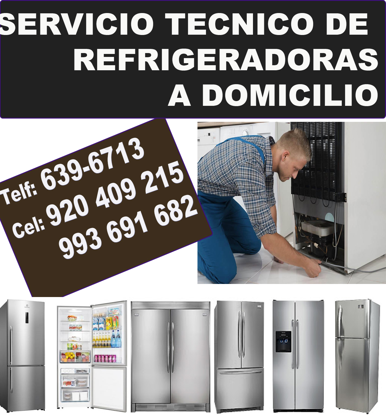 920-409-215 TECNICOS REFRIGERADORAS WHIRPOOL Y FRIGIDAIRE