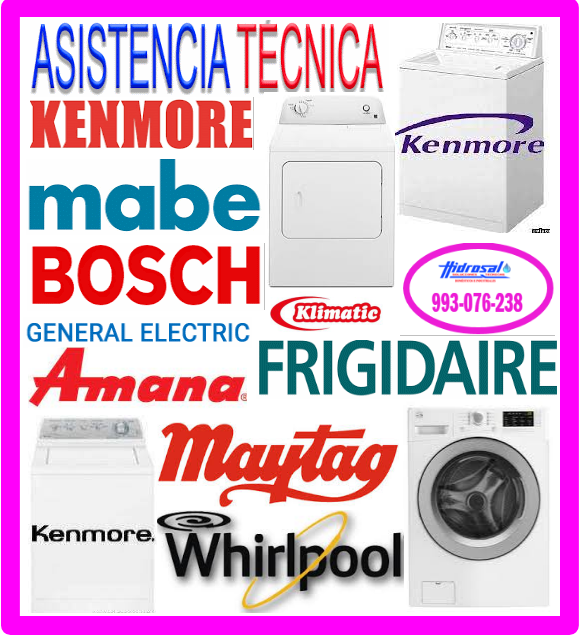 Reparaciones de lavadoras Kenmore