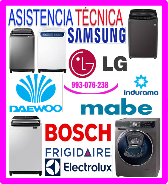 Reparaciones de lavasecas Lg
