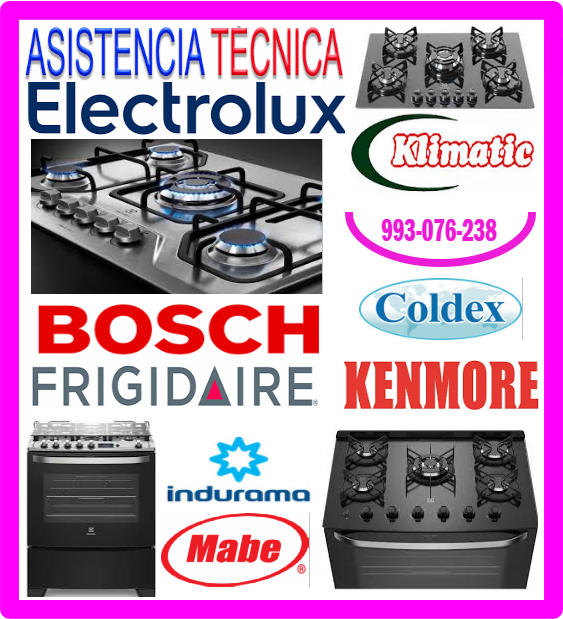 Servicio técnico cocinas a gas Electrolux