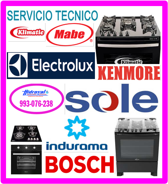 Servicio técnico cocinas a gas Electrolux