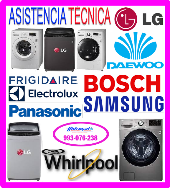 Servicio técnico lavadoras Lg 993076238