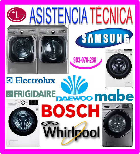 Mantenimiento lavadoras Lg