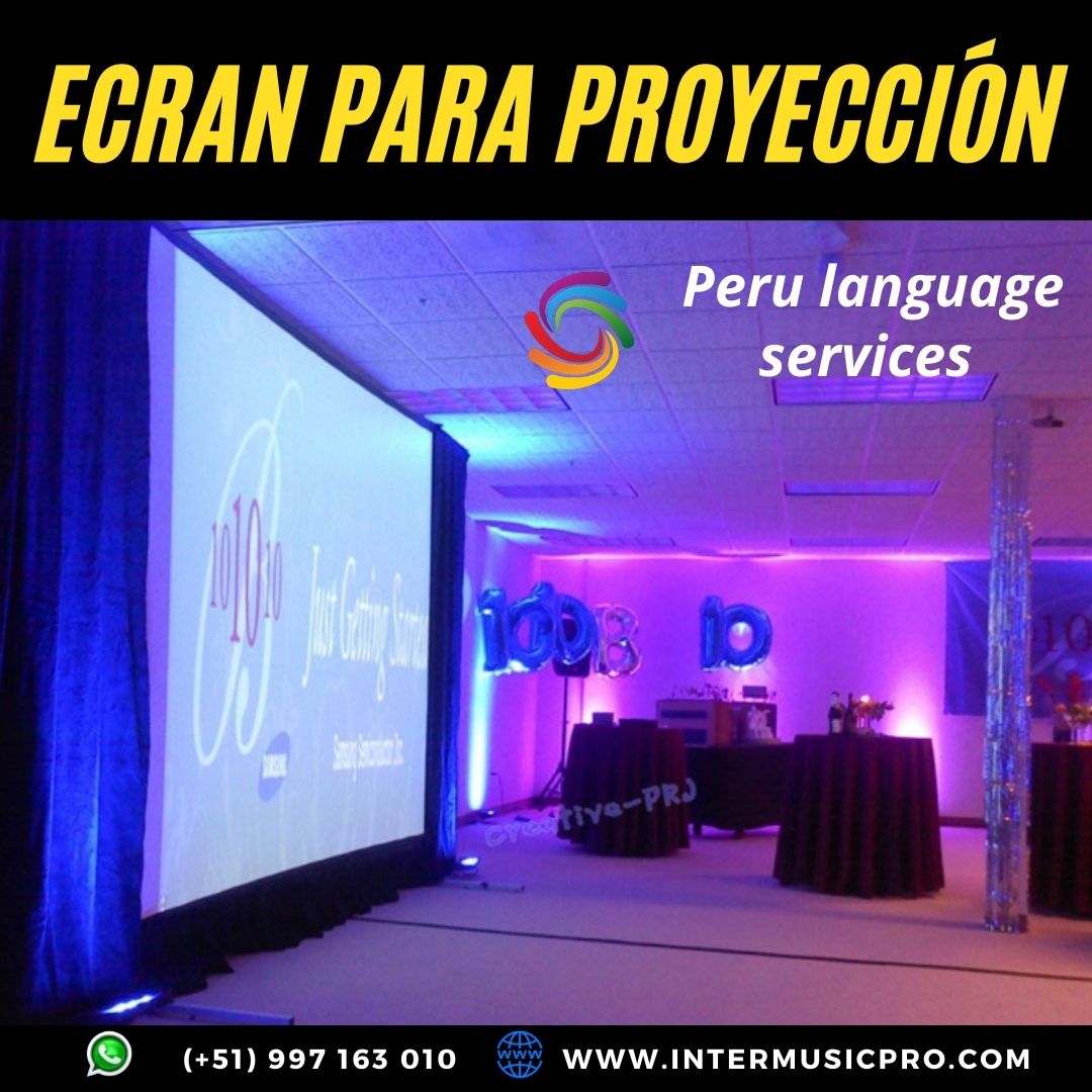 Ecran para proyección /en LIMA ✅ 997163010