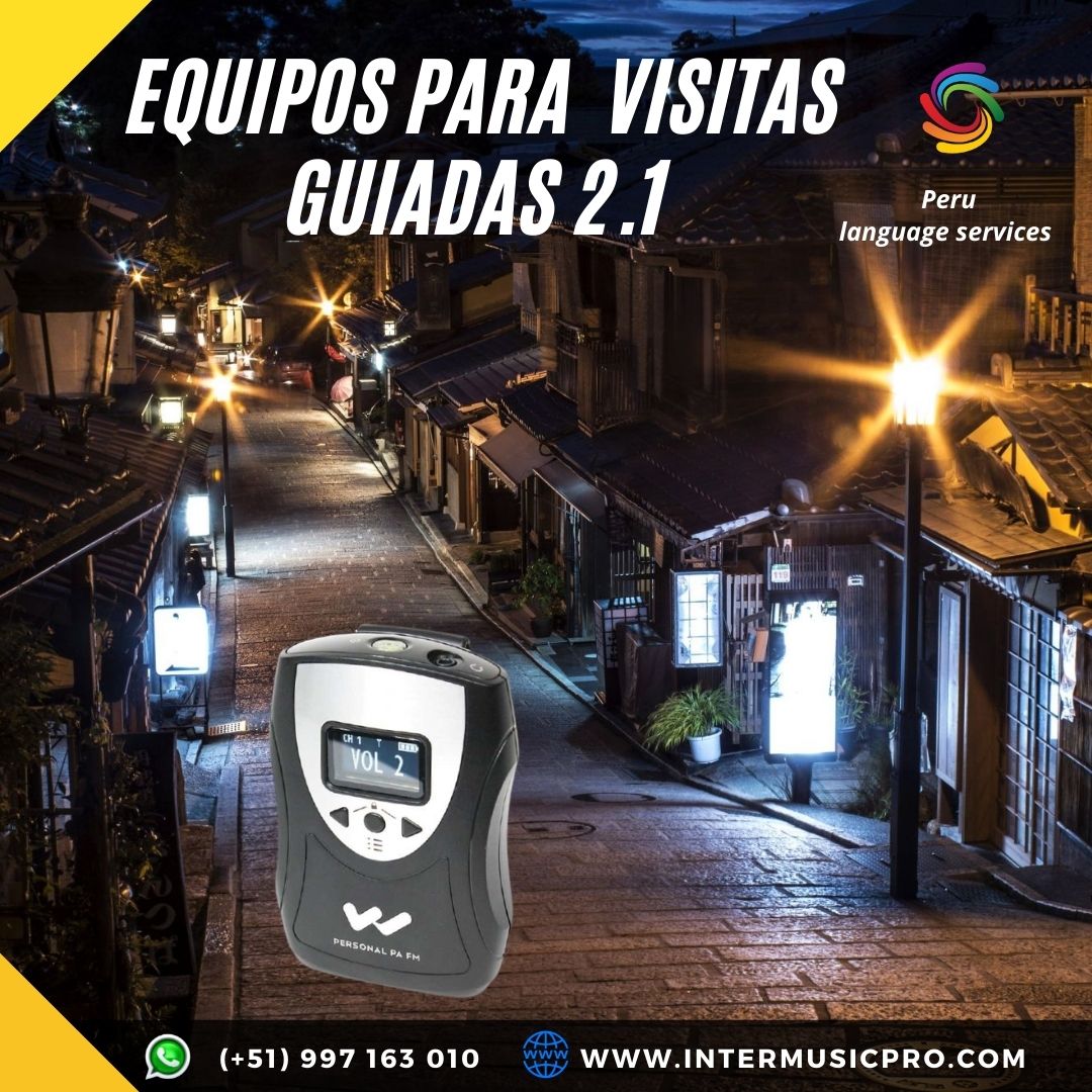 Equipos visitas guiadas /Trujillo Lima ✅ 997163010
