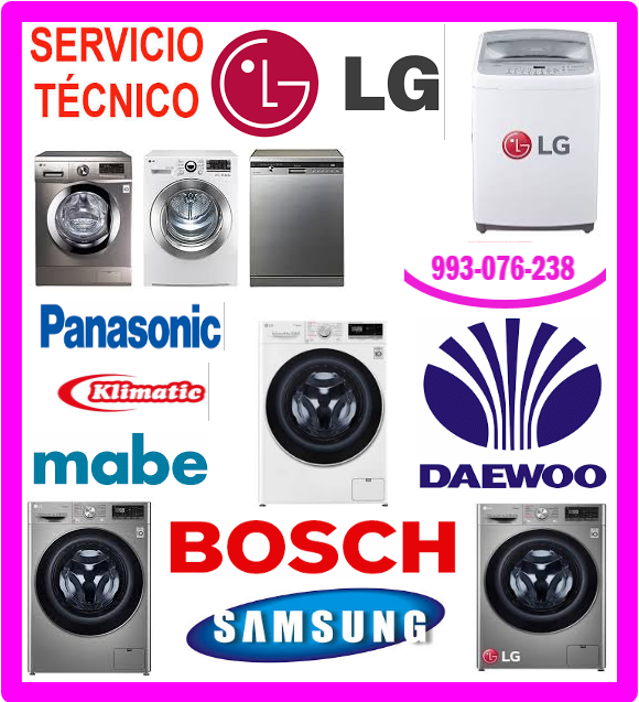 Reparaciones de lavadoras Lg 993076238