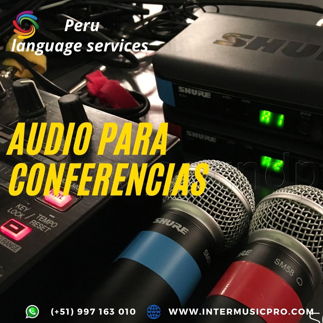Traductores diversos idiomas eventos LIMA /PERU ✅ 997163010