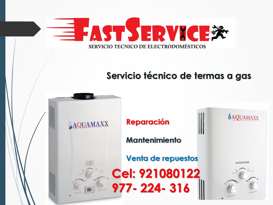 SERVICIO TECNICO DE TERMAS ACUMAXX CEL: 921080122 EN LIMA