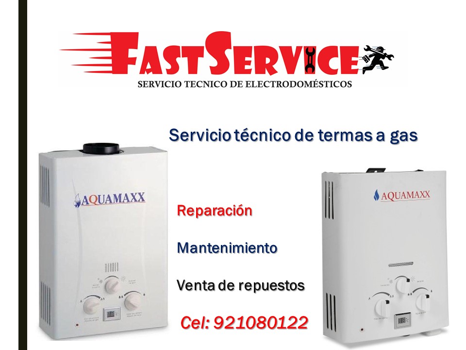 SERVICIO TECNICO DE TERMAS ACUMAXX CEL: 921080122 EN LIMA
