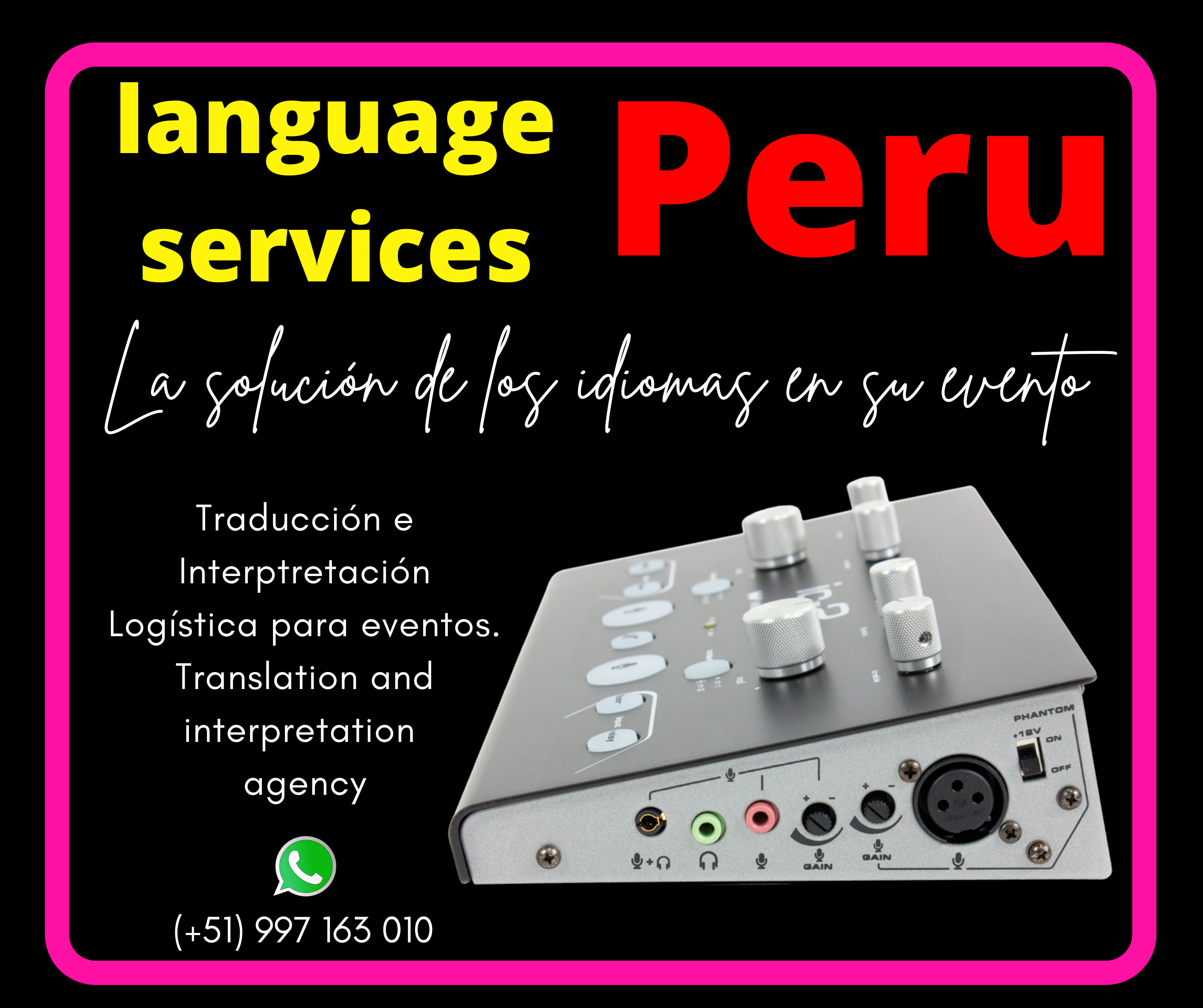 Traducción español portugués /Lima/equipos traducción