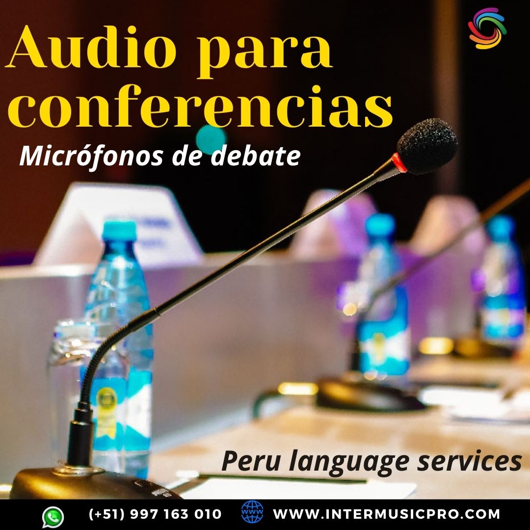 Micrófonos cuello de ganso en LIMA / PIURA / CUSCO / EVENTOS