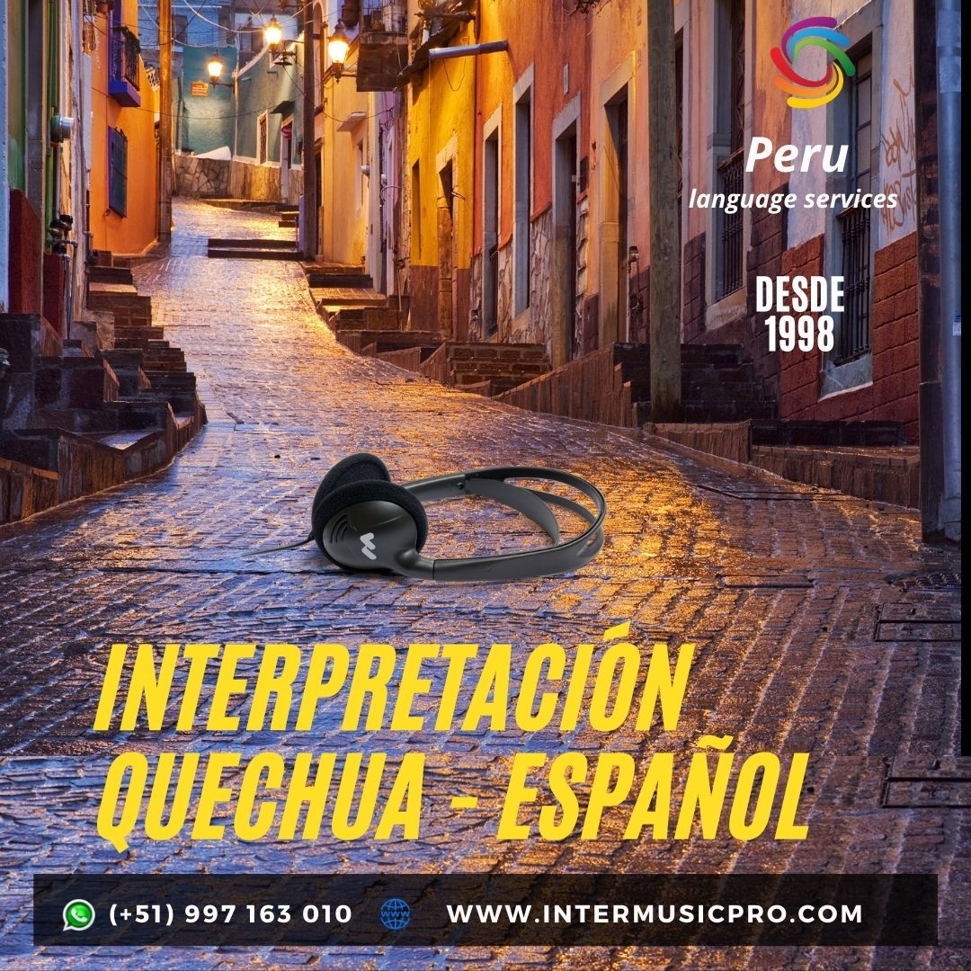 TRADUCTOR QUECHA INGLES ESPAÑOL LIMA ✅ 997163010