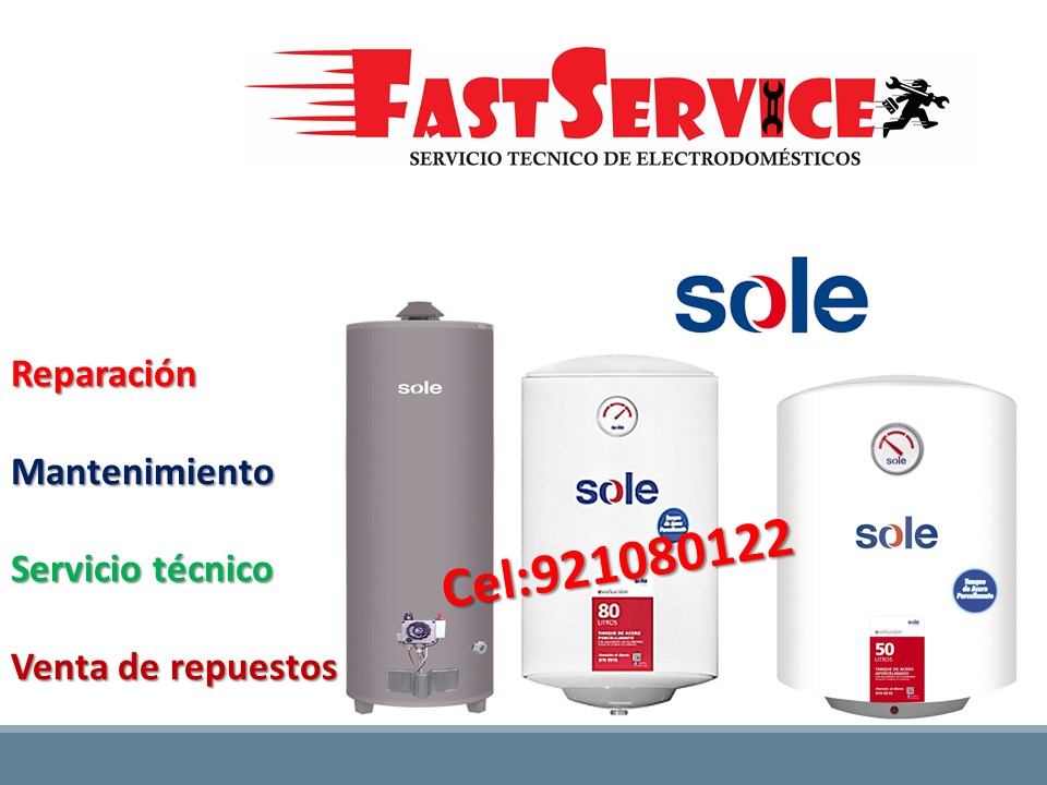 MANTENIMIENTO *TERMOTANQUES SOLE SERVICIO TÉCNICO
