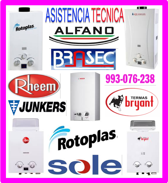 Reparaciones termas a gas Bosch