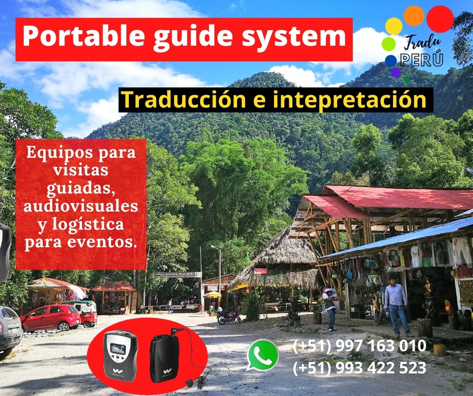 Traducció FRANCES_ ESPAÑOL INGLES EN LIMA / EQUIPOS EVENTOS
