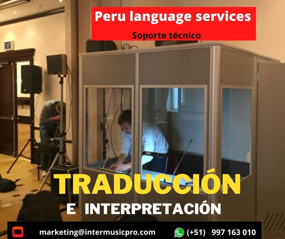 Traducció FRANCES_ ESPAÑOL INGLES EN LIMA / EQUIPOS EVENTOS