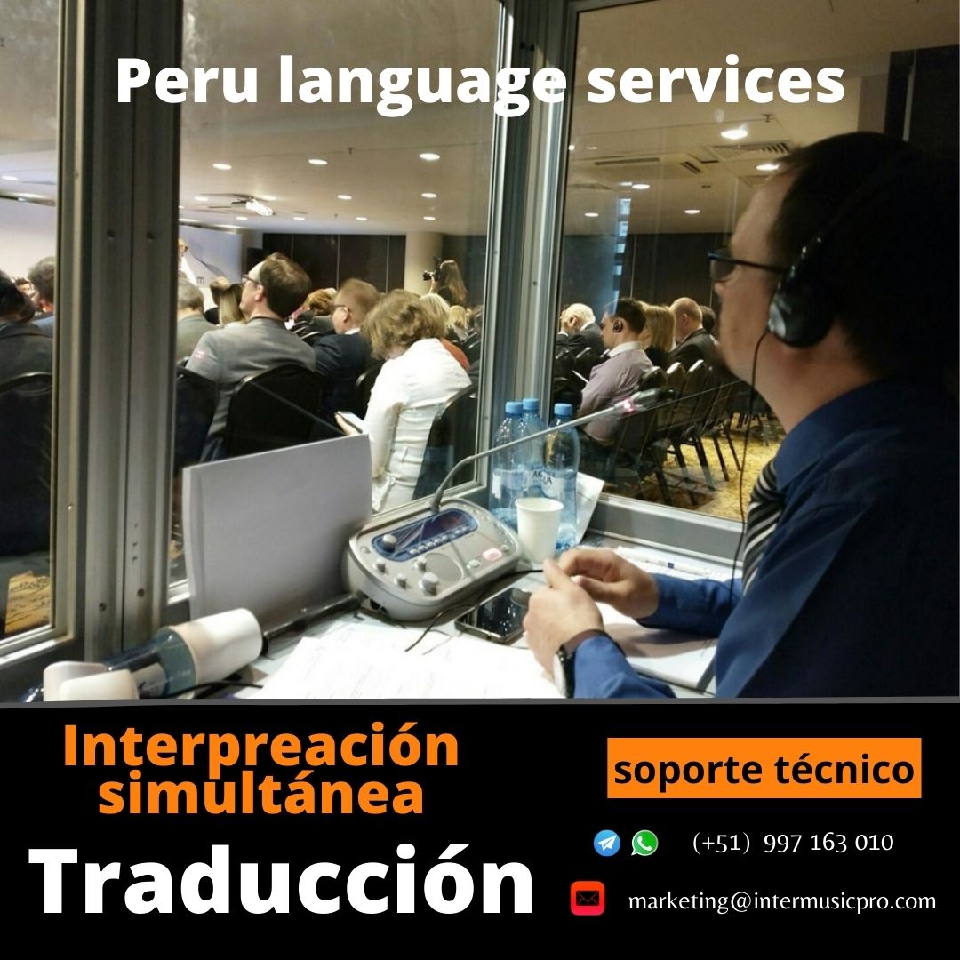 Traducció FRANCES_ ESPAÑOL INGLES EN LIMA / EQUIPOS EVENTOS