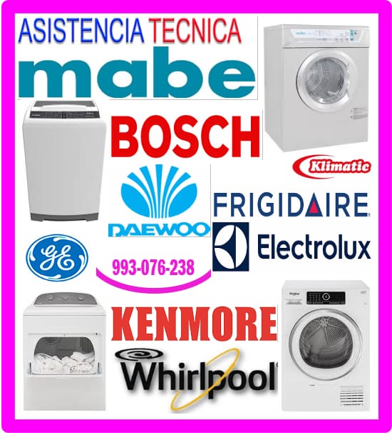 Servicio técnico lavadoras Mabe