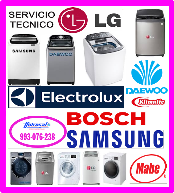 Servicio técnico lavadoras Lg